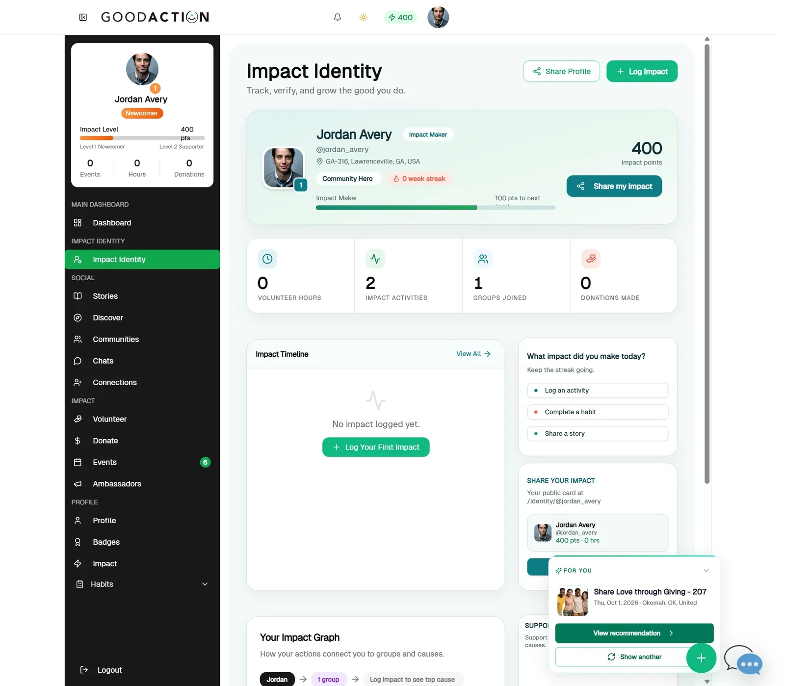 Open Impact Identity